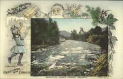 Greetings From Oregon Postcard