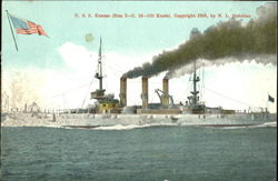 U. S. S. Kansas Boats, Ships Postcard Postcard