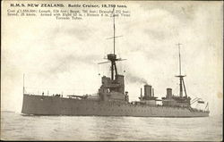 HMS New Zealand Postcard