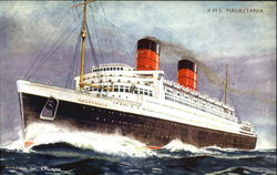 R. M. S. Mauretania Postcard