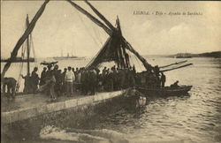 Lisboa Tejo Apanha De Sardinhs Postcard