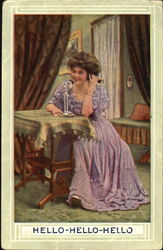 Hello ? Hello ? Hello Postcard