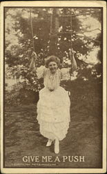 Give Me A Push Postcard