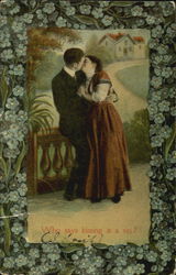 Who Says Kissing Is A Sin? Postcard