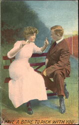 I Have A Bone To Pick With You Postcard