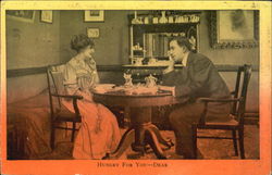 Hungry For You Dear Postcard