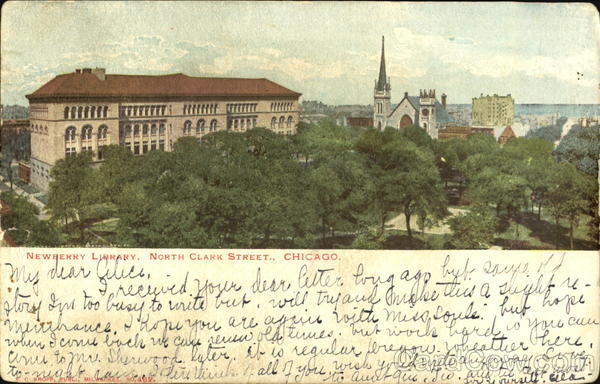 Newberry Library, North Clark Street Chicago Illinois