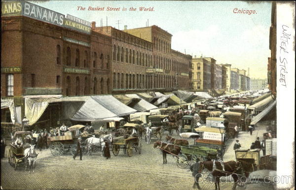 The Busiest Street In The World Chicago Illinois