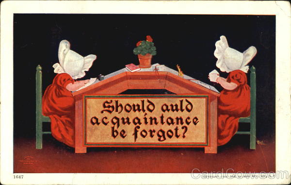Should Auld Acquaintance Be Forgot? Sunbonnet Babies