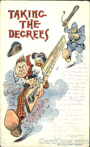 Taking the degrees Comic, Funny