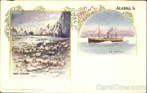 Muir Glacier S. S. Umatilla Alaska