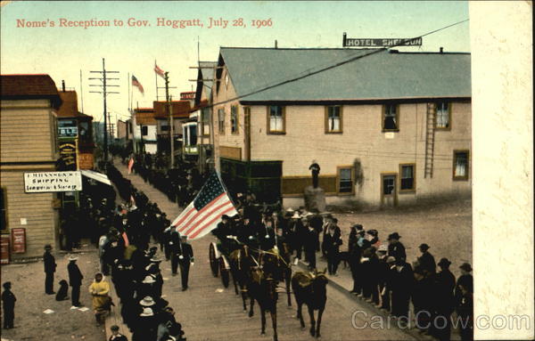 Parade in Honor of Governor Hoggatt Nome Alaska