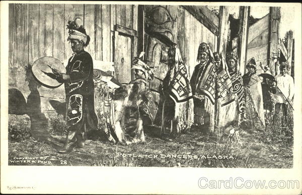 Potlatch Dancers Alaska Native Americana