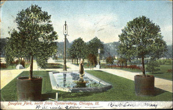 Douglas Park North From Conservatory Chicago Illinois
