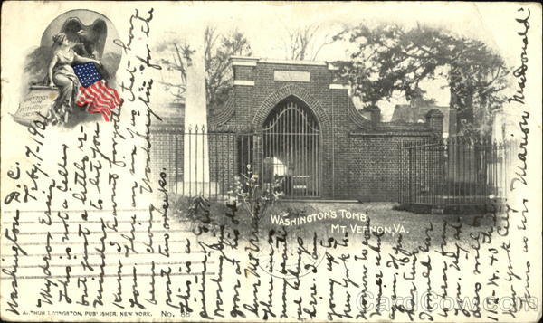 Washington's Tomb Mount Vernon Virginia