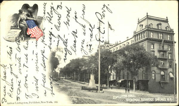 Congress Hall, Broadway Saratoga Springs New York