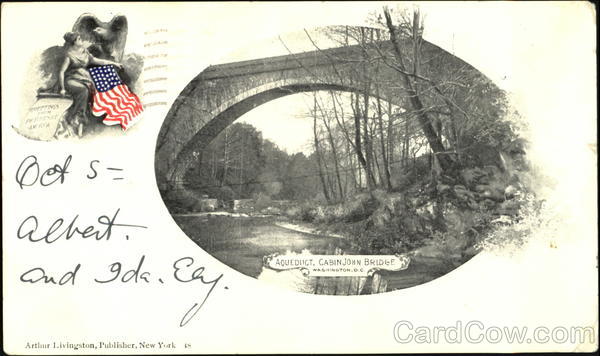 Aqueduct Cabin John Bridge Washington District of Columbia