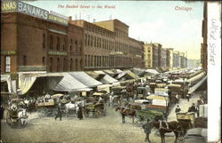 The Busiest Street In The World Postcard