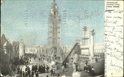 Dreamland Central, View Coney Island Postcard