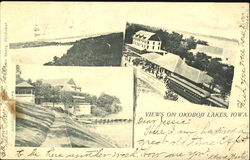 Views On Okoboji Lakes Postcard