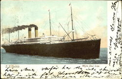 SS Celtic White Star Line Postcard