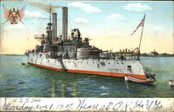 U. S. S. Iowa Navy Postcard Postcard