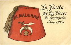 Al Malaikah Freemasonry Postcard Postcard