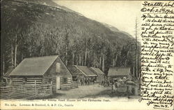 An Alaska Road House On The Fairbanks Trail Postcard