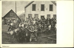 Potlatch Dancers Alaska Native Americana Postcard Postcard