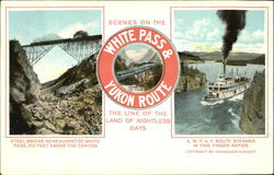 Scene On The White Pass & Yukon Route Postcard