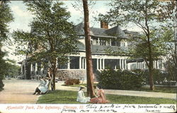 Humboldt Park The Refectory Chicago, IL Postcard Postcard