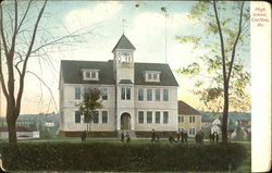 High School Caribou, ME Postcard Postcard