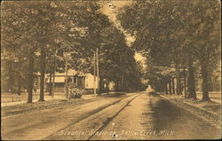 Beautiful Maple St. Battle Creek, MI Postcard Postcard