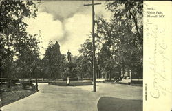 Union Park Hornell, NY Postcard Postcard