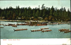 Indian Boat Race Postcard