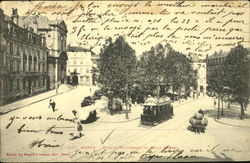 Temple Protestant Et Place St. Jean Postcard