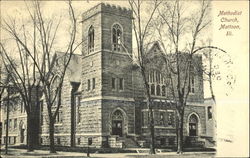 Methodist Church Mattoon, IL Postcard Postcard