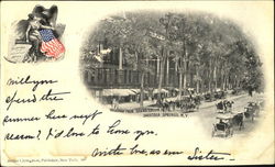 Broadway Rom Grand Union Hotel Postcard