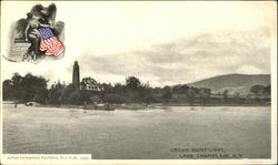 Crown Point Light on Lake Champlain New York Postcard Postcard