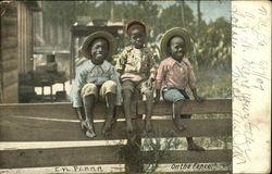 On The Fence Postcard
