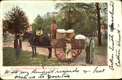 Cotton Pickers Returning From The Field Postcard