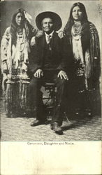 Geronimo Daughter And Niece Native Americana Postcard Postcard