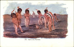 Cupid On The War-Path Postcard