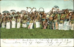 Indian Sun Dance Native Americana Postcard Postcard