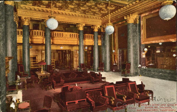 Launging Room And Office Hotel St. Francis San Francisco California
