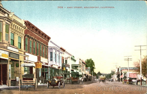 East Street Healdsburg California