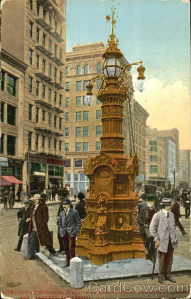 Lotta's Fountain Junction Of Kearny Gear And Market Street San Francisco California