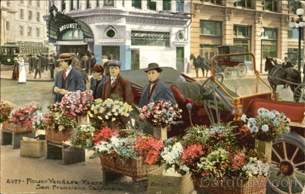Flower Venders San Francisco California