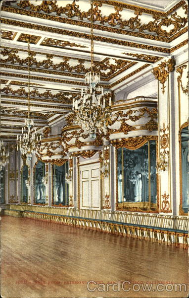 Hall Room Fairmont Hotel San Francisco California