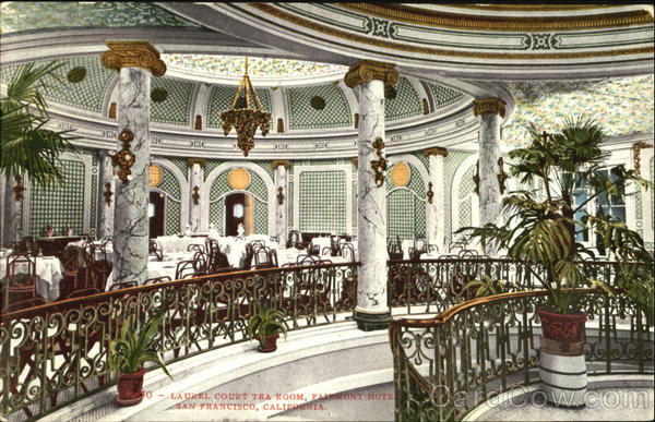 Laurel Court Tea Room Fairmont Hotel San Francisco California